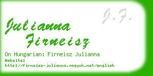 julianna firneisz business card